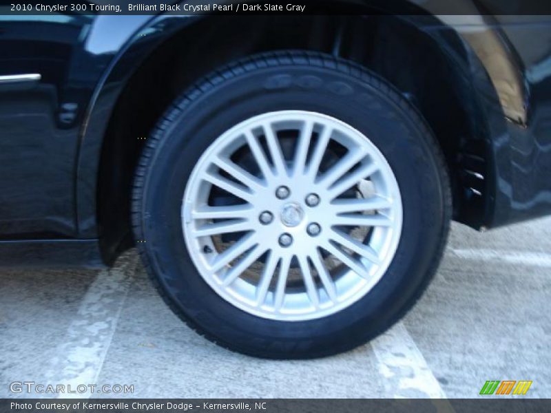 Brilliant Black Crystal Pearl / Dark Slate Gray 2010 Chrysler 300 Touring