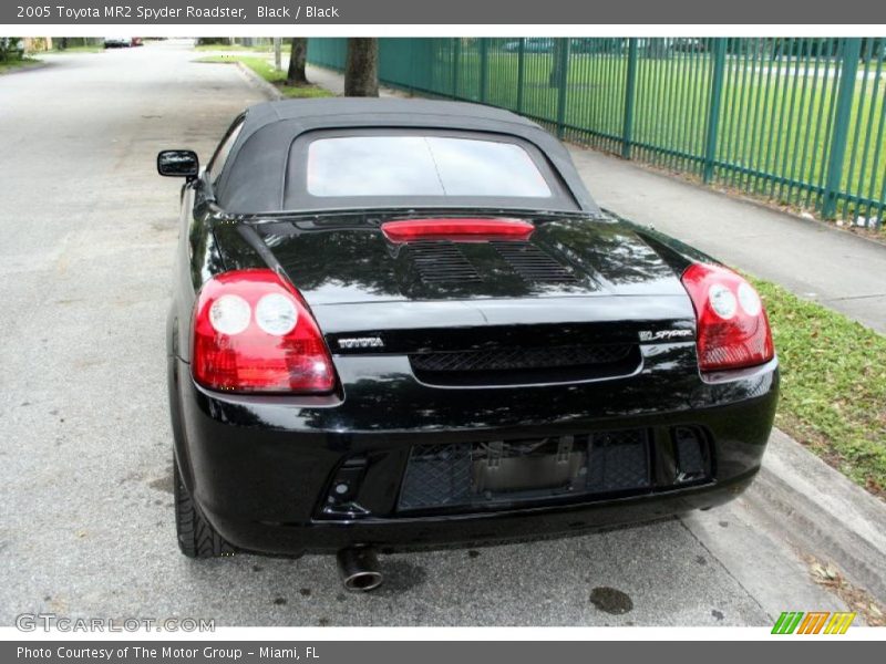 Black / Black 2005 Toyota MR2 Spyder Roadster
