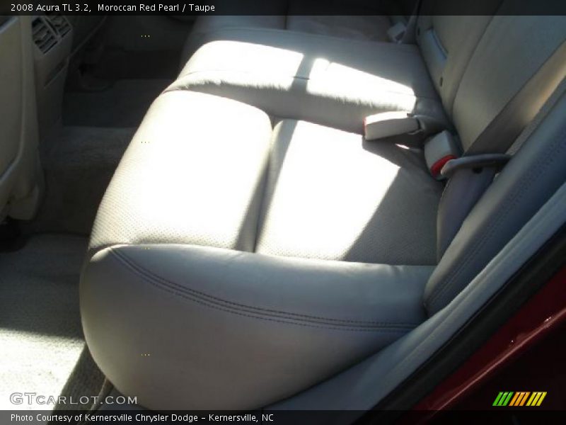 Moroccan Red Pearl / Taupe 2008 Acura TL 3.2
