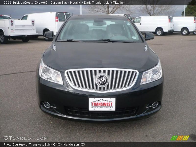 Carbon Black Metallic / Dark Titanium/Light Titanium 2011 Buick LaCrosse CXL AWD