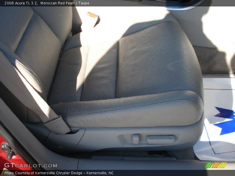 Moroccan Red Pearl / Taupe 2008 Acura TL 3.2
