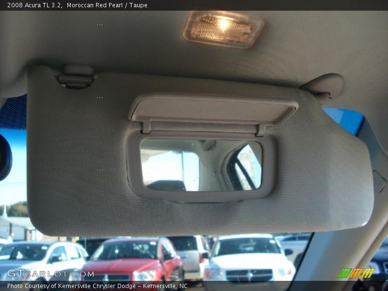 Moroccan Red Pearl / Taupe 2008 Acura TL 3.2