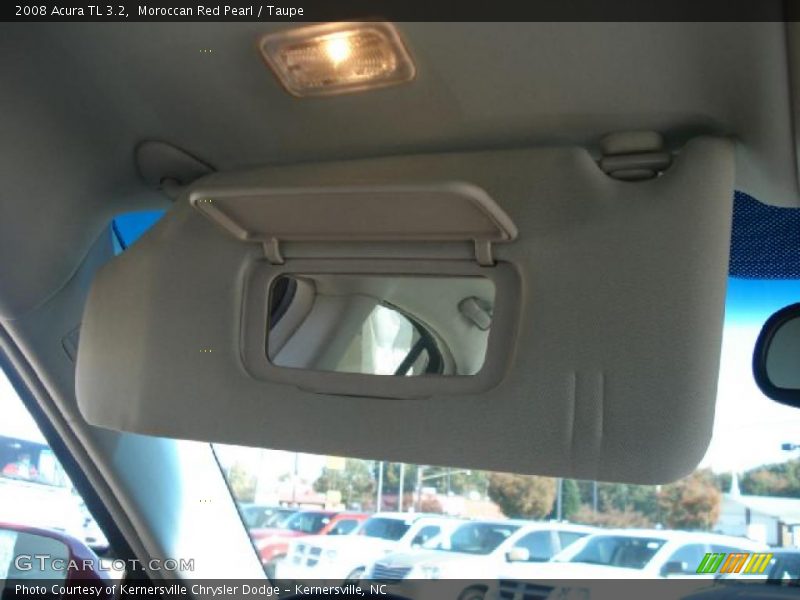 Moroccan Red Pearl / Taupe 2008 Acura TL 3.2