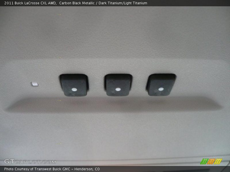 Controls of 2011 LaCrosse CXL AWD