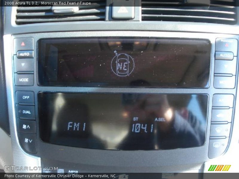 Moroccan Red Pearl / Taupe 2008 Acura TL 3.2
