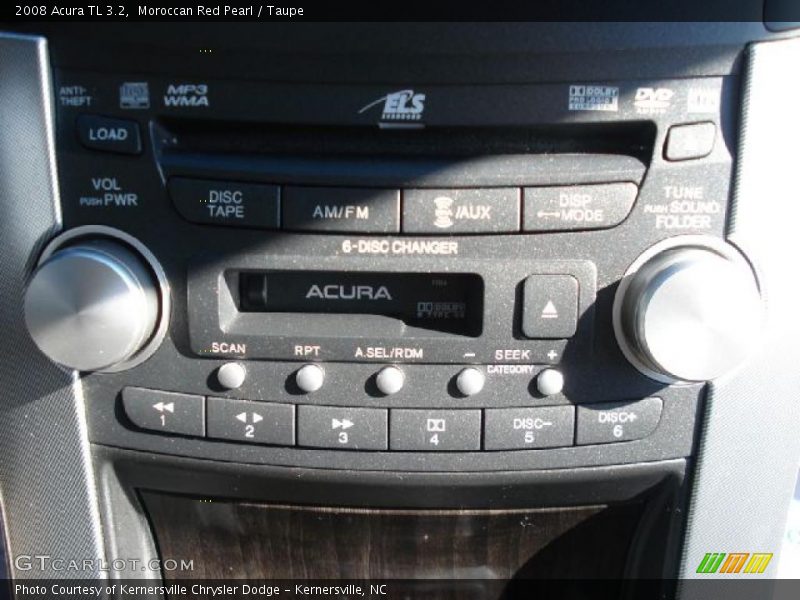 Moroccan Red Pearl / Taupe 2008 Acura TL 3.2