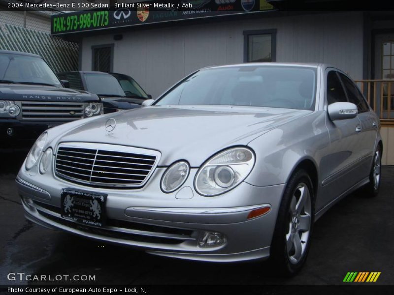 Brilliant Silver Metallic / Ash 2004 Mercedes-Benz E 500 Sedan