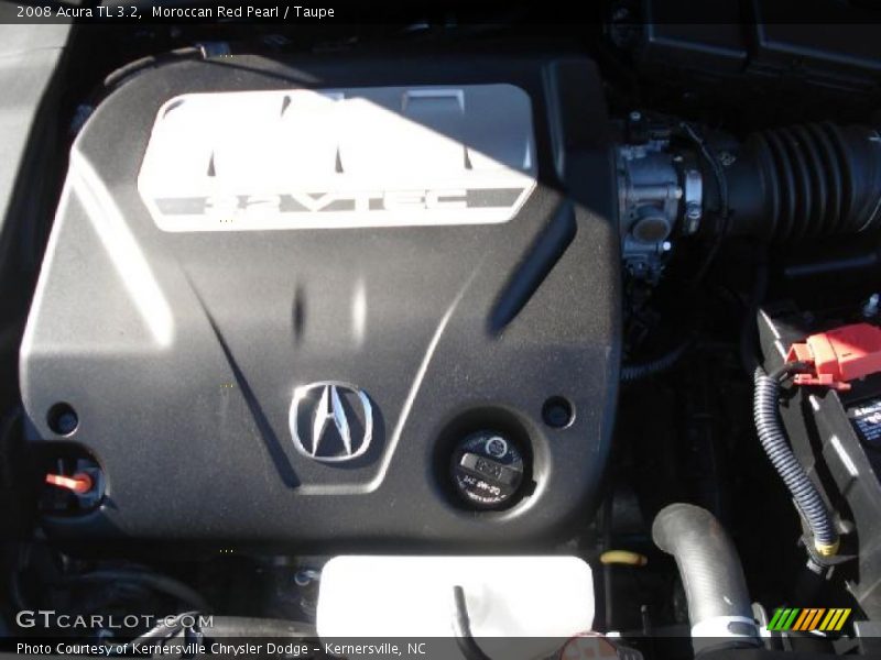 Moroccan Red Pearl / Taupe 2008 Acura TL 3.2