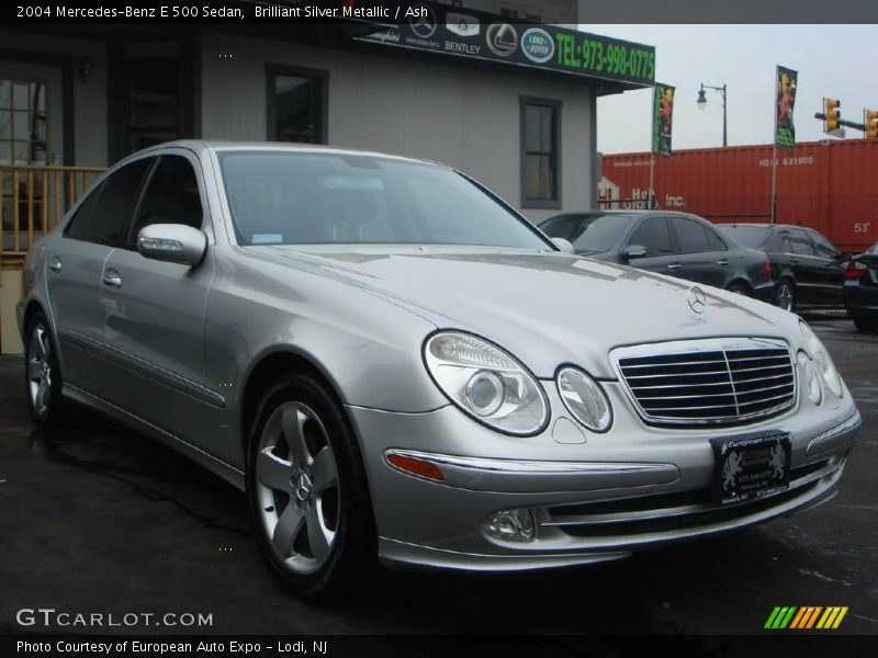 Brilliant Silver Metallic / Ash 2004 Mercedes-Benz E 500 Sedan