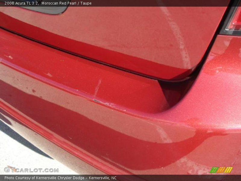 Moroccan Red Pearl / Taupe 2008 Acura TL 3.2