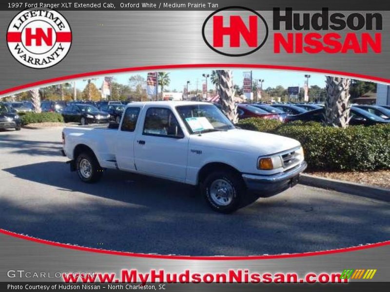 Oxford White / Medium Prairie Tan 1997 Ford Ranger XLT Extended Cab