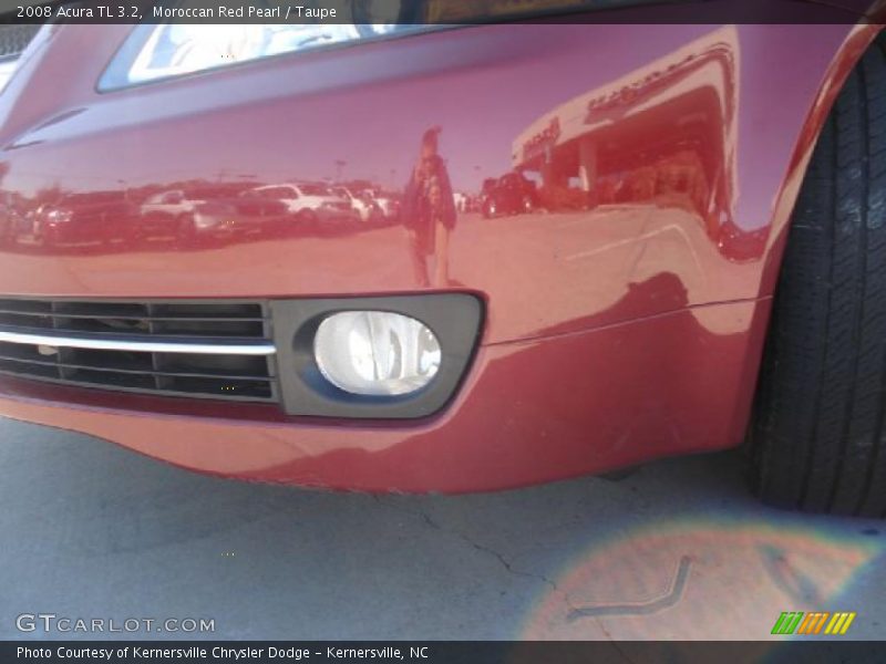 Moroccan Red Pearl / Taupe 2008 Acura TL 3.2