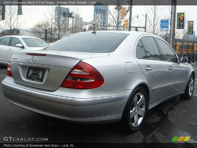 Brilliant Silver Metallic / Ash 2004 Mercedes-Benz E 500 Sedan
