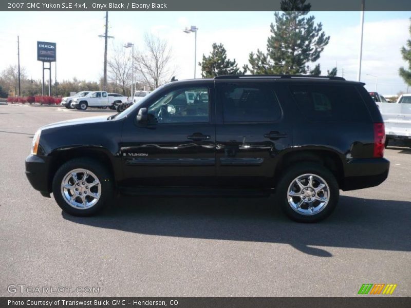 Onyx Black / Ebony Black 2007 GMC Yukon SLE 4x4