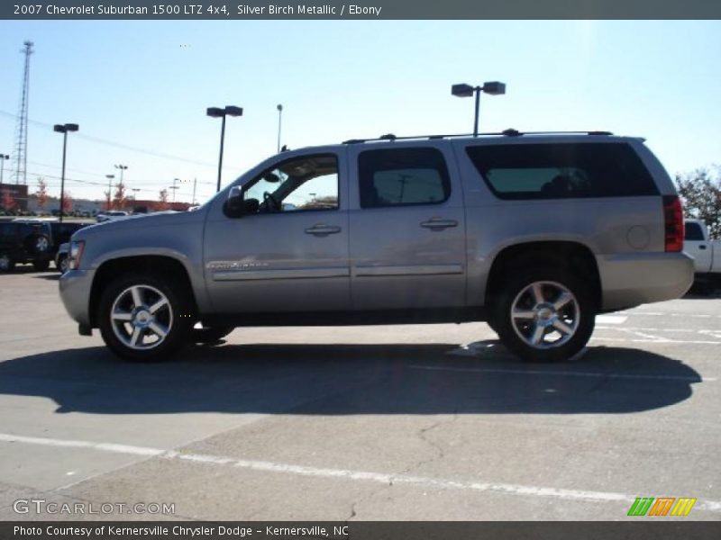 Silver Birch Metallic / Ebony 2007 Chevrolet Suburban 1500 LTZ 4x4