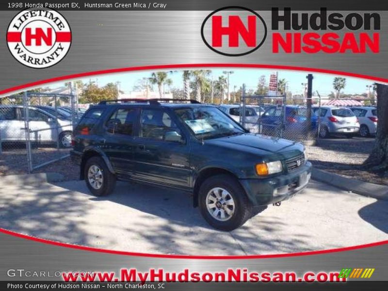 Huntsman Green Mica / Gray 1998 Honda Passport EX