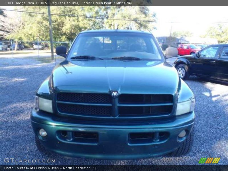 Forest Green Pearl / Mist Gray 2001 Dodge Ram 1500 ST Regular Cab 4x4