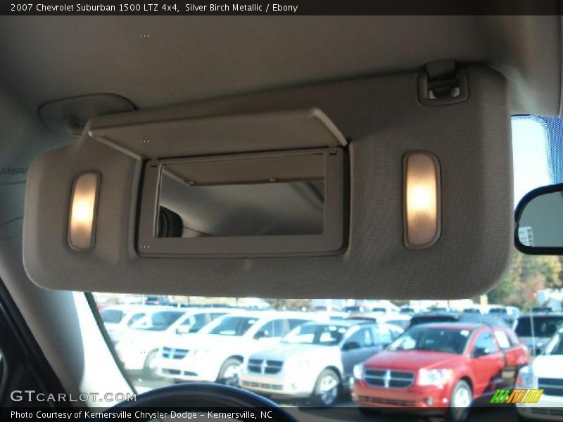 Silver Birch Metallic / Ebony 2007 Chevrolet Suburban 1500 LTZ 4x4