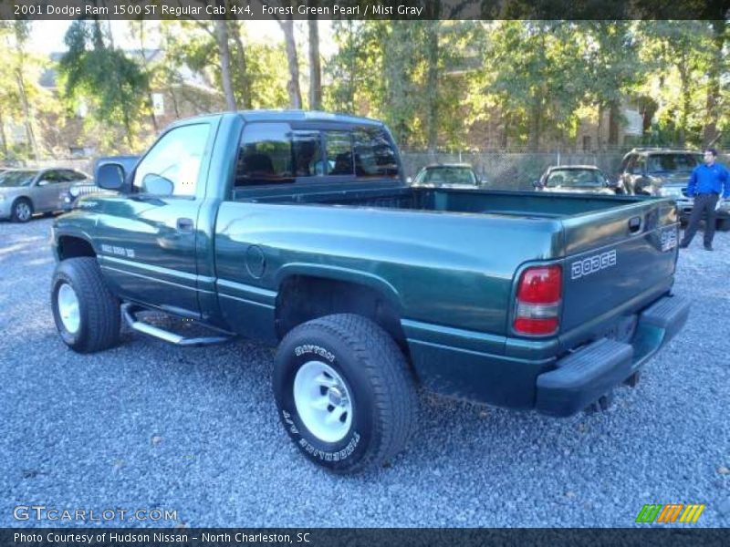 Forest Green Pearl / Mist Gray 2001 Dodge Ram 1500 ST Regular Cab 4x4