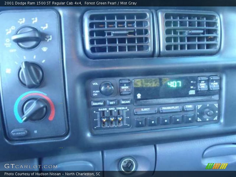 Forest Green Pearl / Mist Gray 2001 Dodge Ram 1500 ST Regular Cab 4x4
