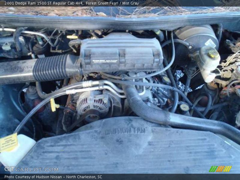 Forest Green Pearl / Mist Gray 2001 Dodge Ram 1500 ST Regular Cab 4x4