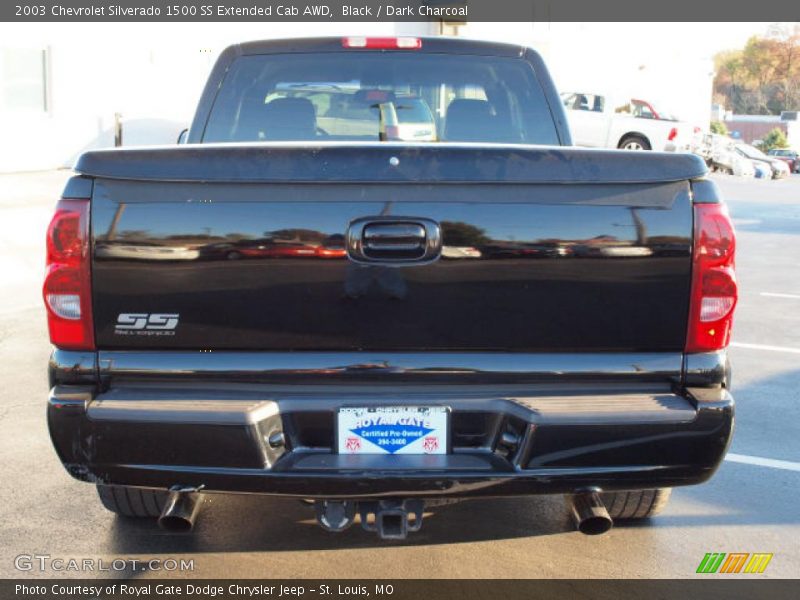 Black / Dark Charcoal 2003 Chevrolet Silverado 1500 SS Extended Cab AWD