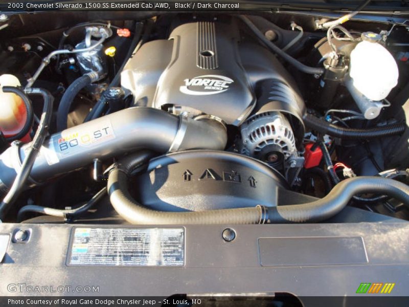  2003 Silverado 1500 SS Extended Cab AWD Engine - 6.0 Liter OHV 16-Valve Vortec V8