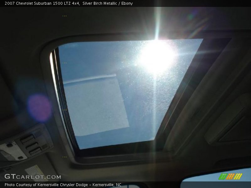 Silver Birch Metallic / Ebony 2007 Chevrolet Suburban 1500 LTZ 4x4