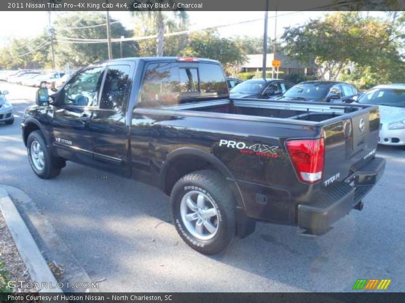 Galaxy Black / Charcoal 2011 Nissan Titan Pro-4X King Cab 4x4