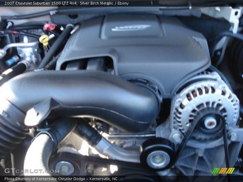 Silver Birch Metallic / Ebony 2007 Chevrolet Suburban 1500 LTZ 4x4