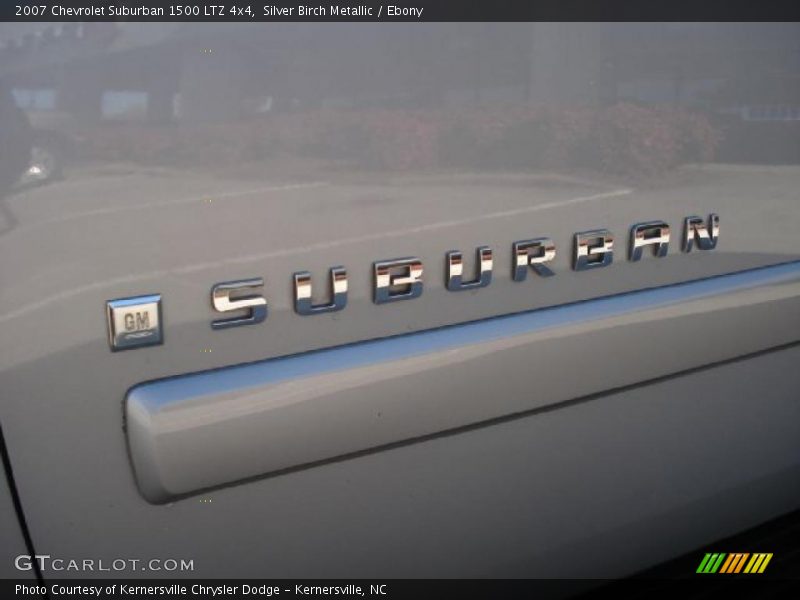 Silver Birch Metallic / Ebony 2007 Chevrolet Suburban 1500 LTZ 4x4