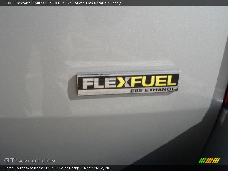 Silver Birch Metallic / Ebony 2007 Chevrolet Suburban 1500 LTZ 4x4