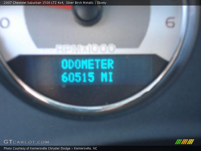 Silver Birch Metallic / Ebony 2007 Chevrolet Suburban 1500 LTZ 4x4