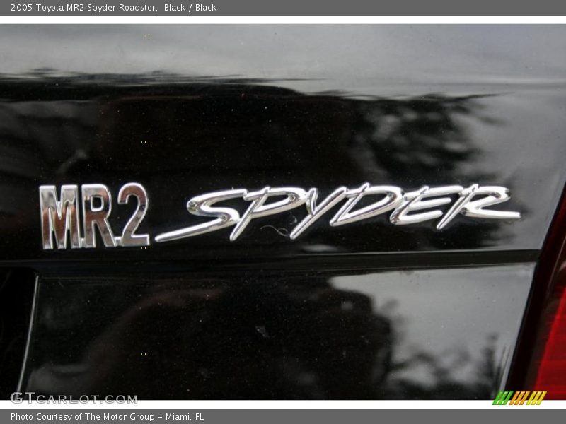Black / Black 2005 Toyota MR2 Spyder Roadster