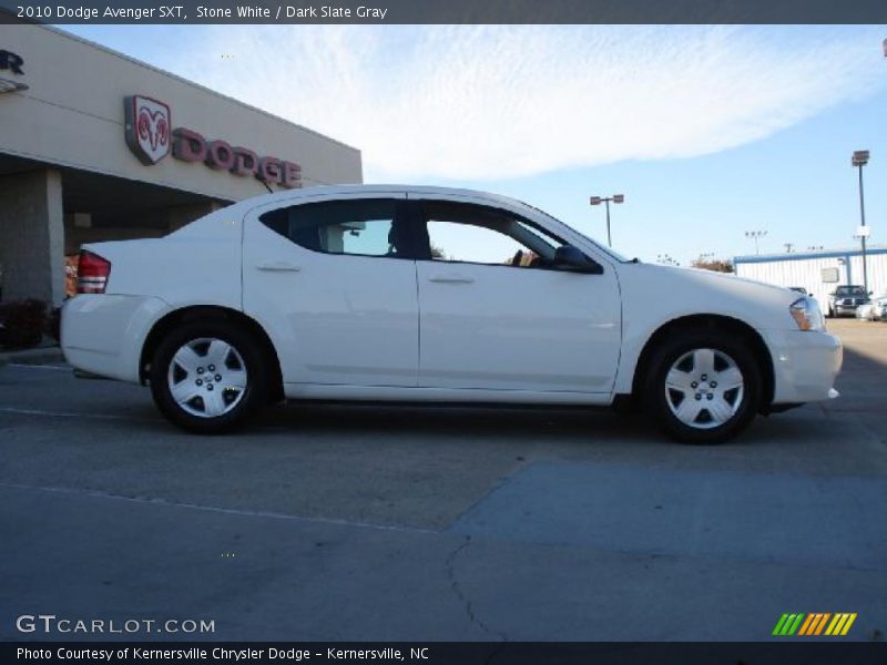 Stone White / Dark Slate Gray 2010 Dodge Avenger SXT