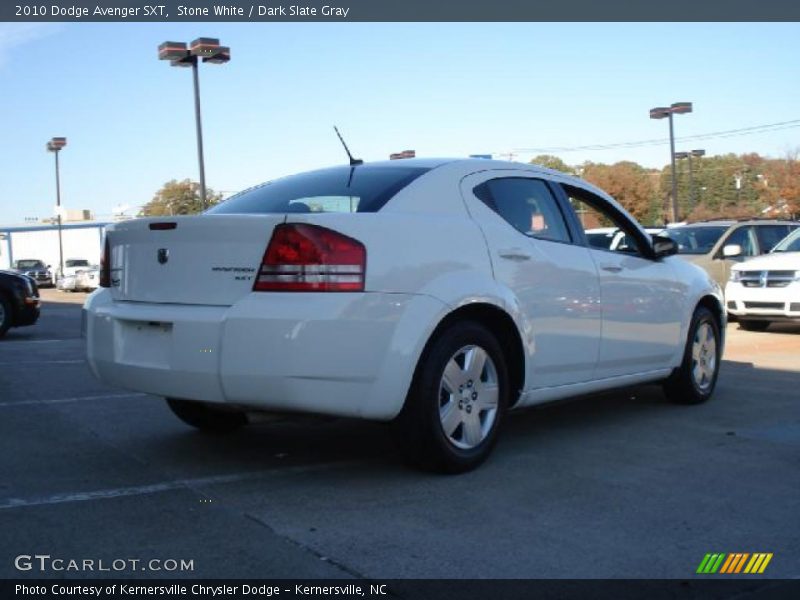 Stone White / Dark Slate Gray 2010 Dodge Avenger SXT