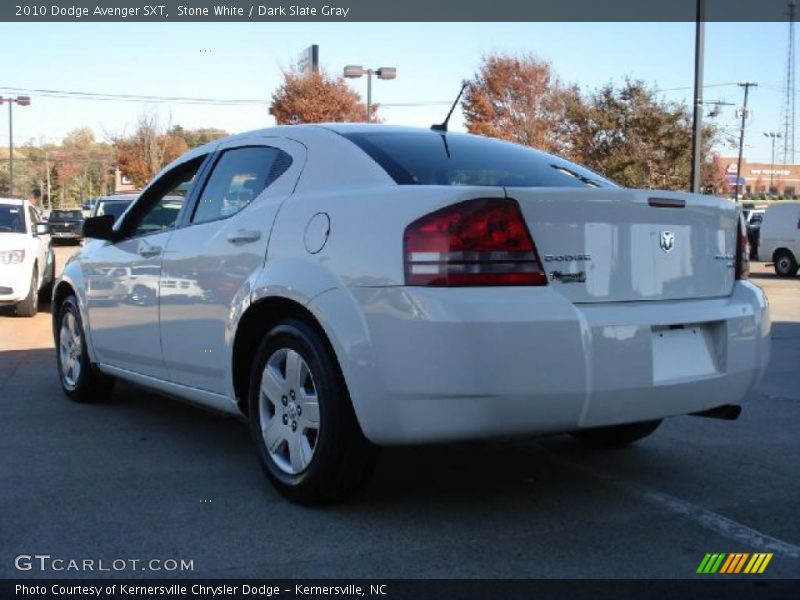 Stone White / Dark Slate Gray 2010 Dodge Avenger SXT