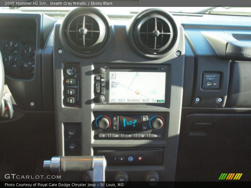 Stealth Gray Metallic / Ebony Black 2005 Hummer H2 SUV