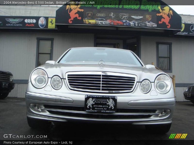 Brilliant Silver Metallic / Ash 2004 Mercedes-Benz E 500 Sedan