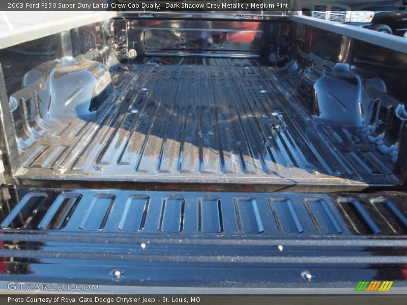 Dark Shadow Grey Metallic / Medium Flint 2003 Ford F350 Super Duty Lariat Crew Cab Dually