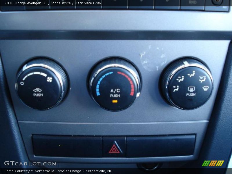 Stone White / Dark Slate Gray 2010 Dodge Avenger SXT