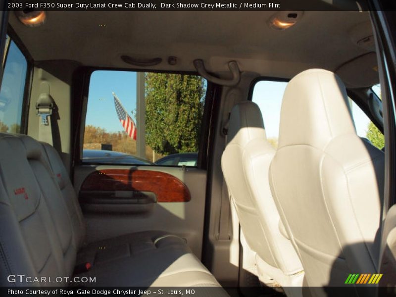 Dark Shadow Grey Metallic / Medium Flint 2003 Ford F350 Super Duty Lariat Crew Cab Dually