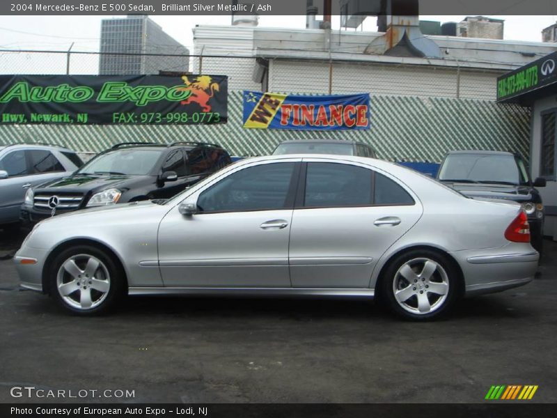 Brilliant Silver Metallic / Ash 2004 Mercedes-Benz E 500 Sedan