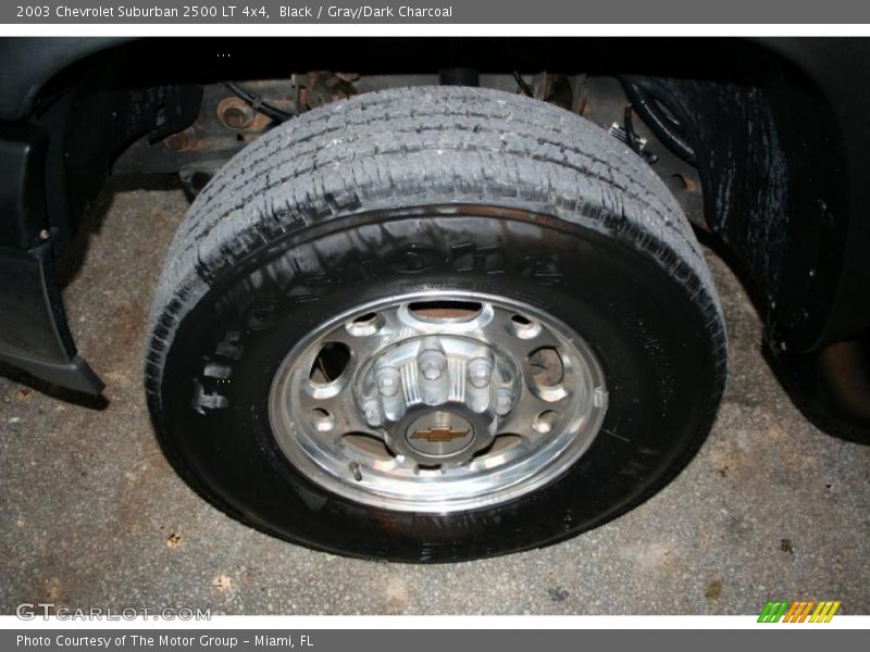 Black / Gray/Dark Charcoal 2003 Chevrolet Suburban 2500 LT 4x4