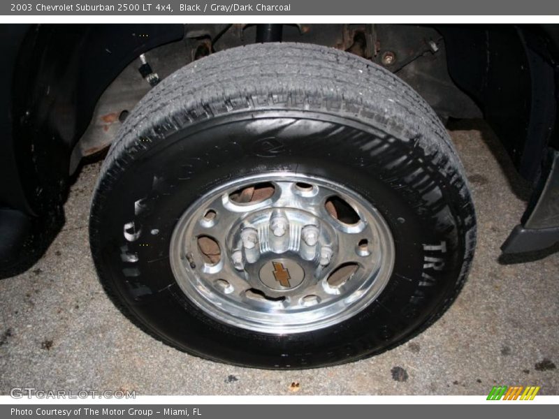 Black / Gray/Dark Charcoal 2003 Chevrolet Suburban 2500 LT 4x4