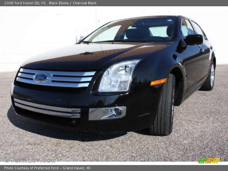 Black Ebony / Charcoal Black 2008 Ford Fusion SEL V6