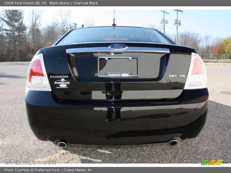 Black Ebony / Charcoal Black 2008 Ford Fusion SEL V6