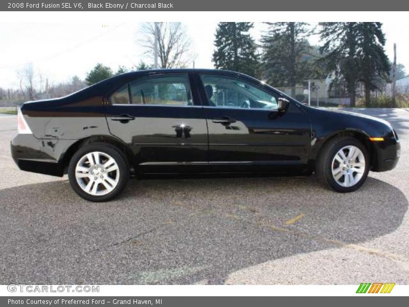 Black Ebony / Charcoal Black 2008 Ford Fusion SEL V6