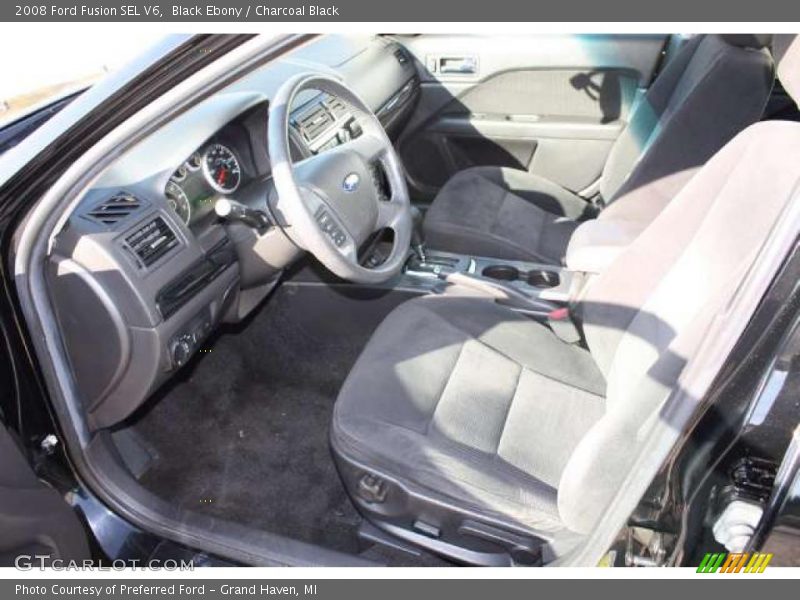 Black Ebony / Charcoal Black 2008 Ford Fusion SEL V6