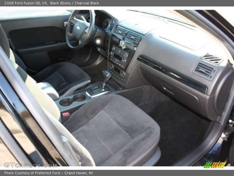Black Ebony / Charcoal Black 2008 Ford Fusion SEL V6